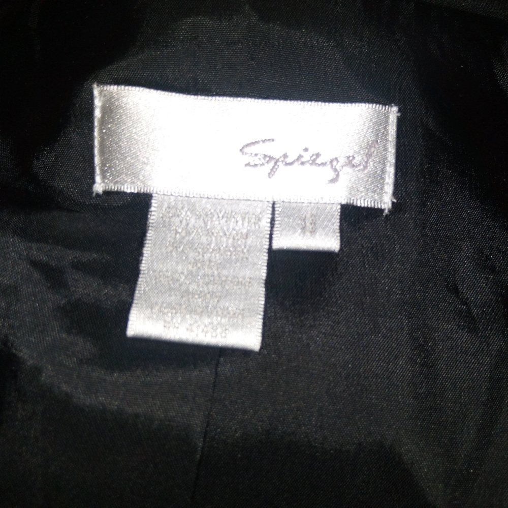 Spiegel Black Tuxedo Hourglass Blazer Sz 8 NWOT - Picture 14 of 16